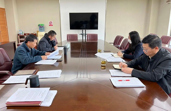 云煤（东升国际官网）集团党委委员、财政总监莫晓丹到东升国际官网地产公司领导民主生涯会