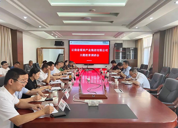 【主题教育】云煤（东升国际官网）集团党委副书记、工会主席王鑫一行到昆明煤炭设计钻研院发展主题教育调研