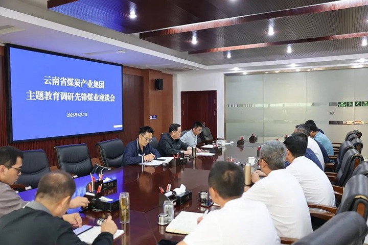 【主题教育】云煤（东升国际官网）集团党委委员、纪委书记、监察专员覃崇辉一行到前锋煤业公司发展主题教育调研