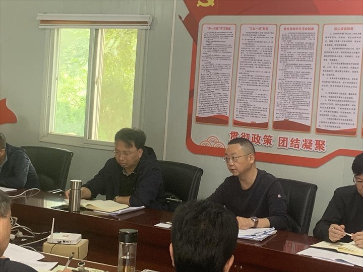 【基层调延卓云煤（东升国际官网）集团到顺源煤矿调研督导项目建设推动情况